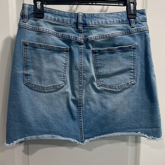 Cutoff Denim Skirt - Picture 2 of 2